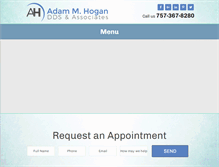 Tablet Screenshot of dentistryfirst.com